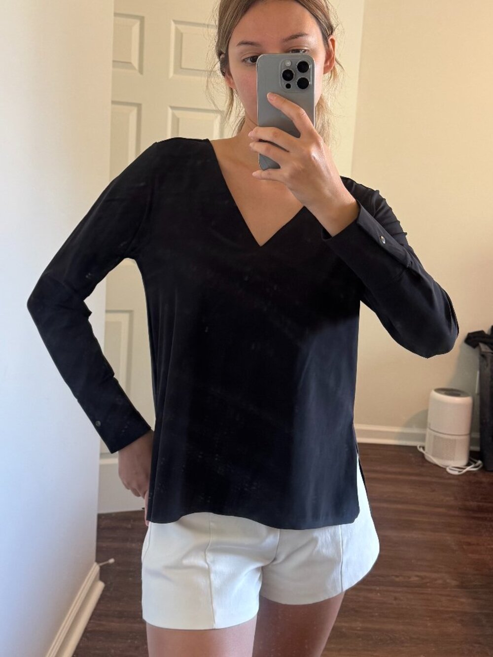 Aday Something Tailored Shirt (Size: XS)